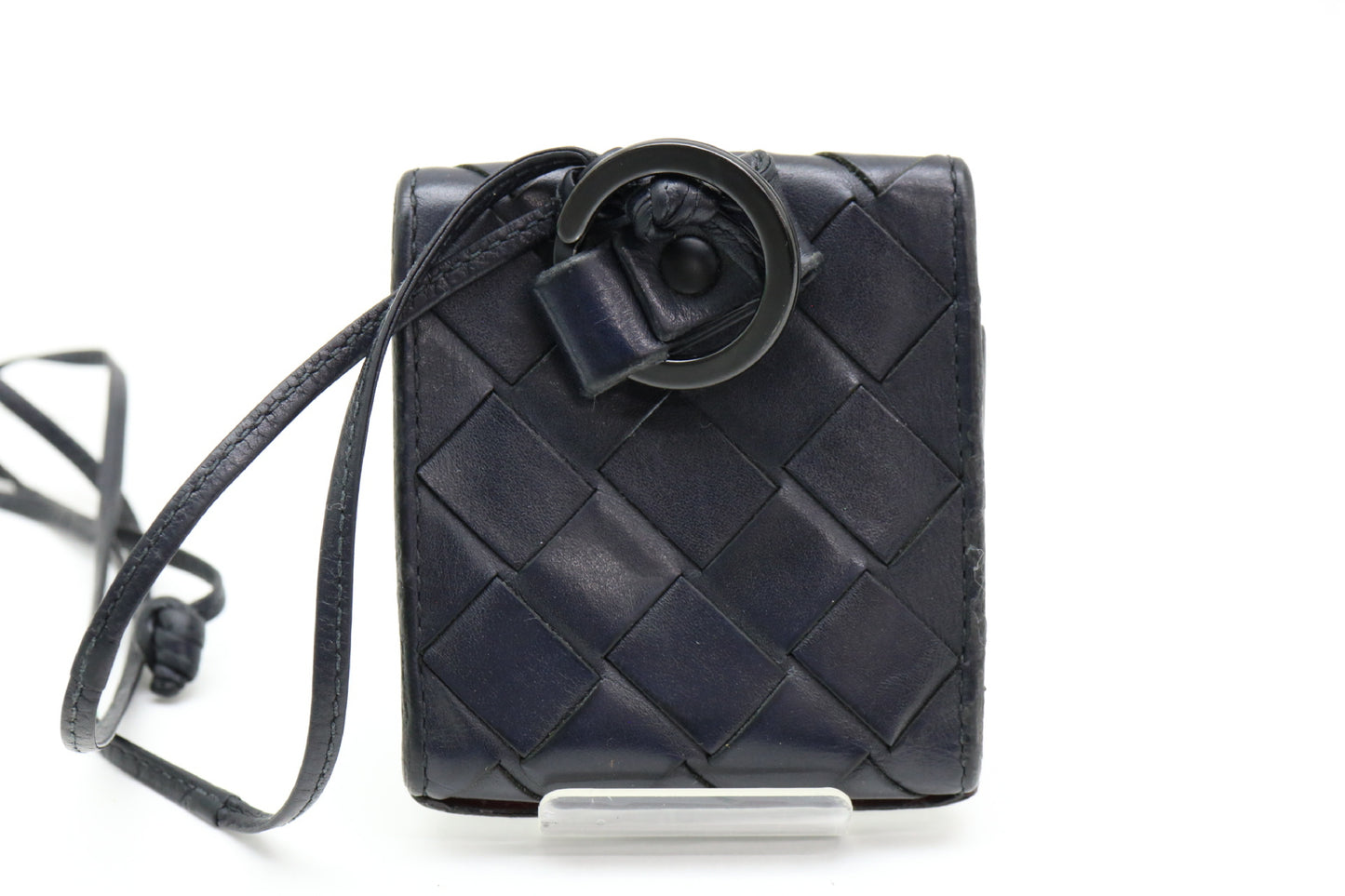 BOTTEGA VENETA Intrecciato Neck Strap Coin Case