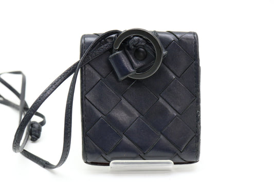 BOTTEGA VENETA Intrecciato Neck Strap Coin Case