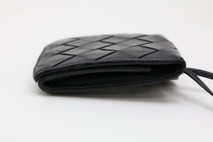 BOTTEGA VENETA Intrecciato Neck Strap Coin Case