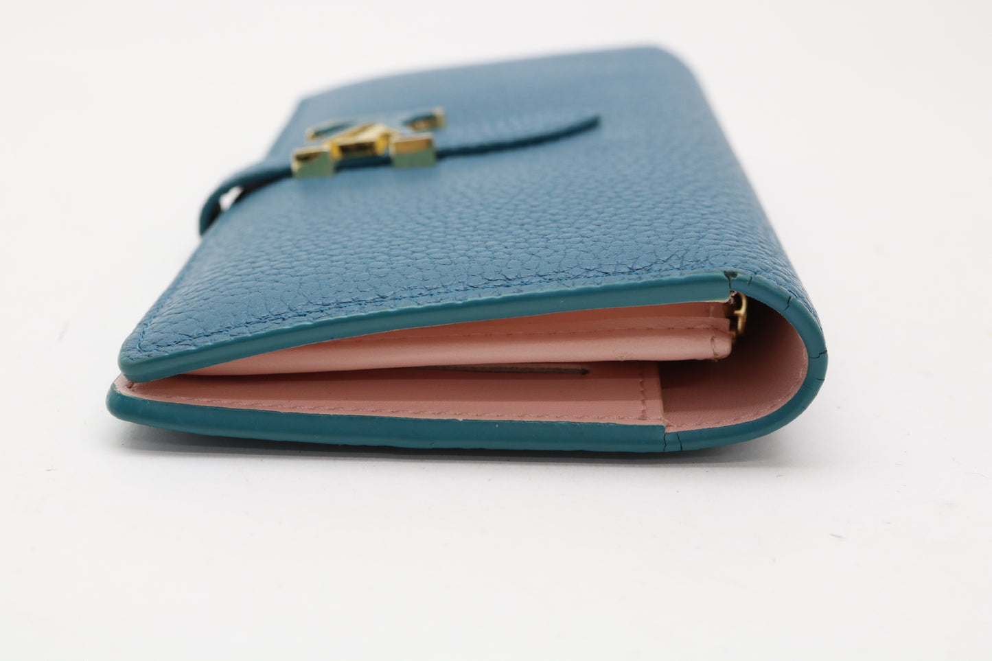 LOUIS VUITTON LV Vertical Trial Leather Wallet