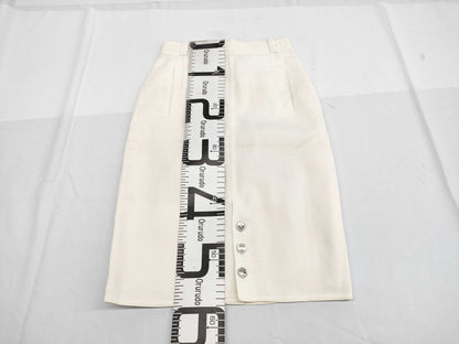 CHANEL CHANEL Skirt White Skirt
