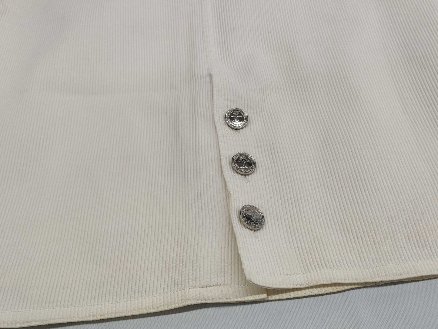 CHANEL CHANEL Skirt White Skirt