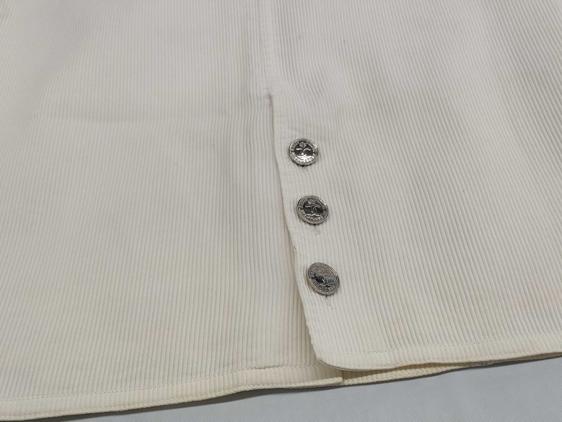 CHANEL CHANEL Skirt White Skirt