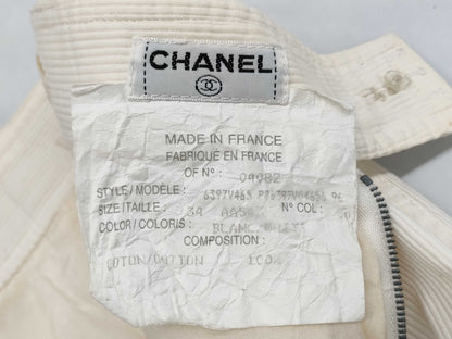 CHANEL CHANEL Skirt White Skirt