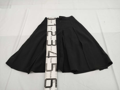 CHANEL CHANEL Pleated Skirt Black Skirt
