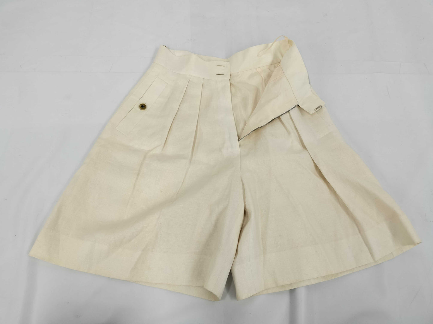 CHANEL CHANEL Flared Skirt White Skirt