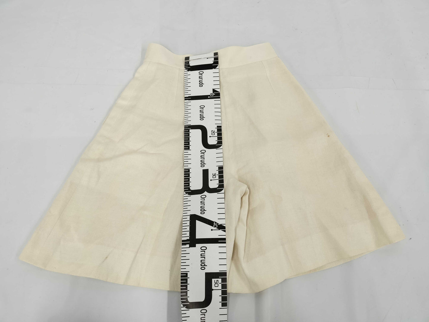 CHANEL CHANEL Flared Skirt White Skirt
