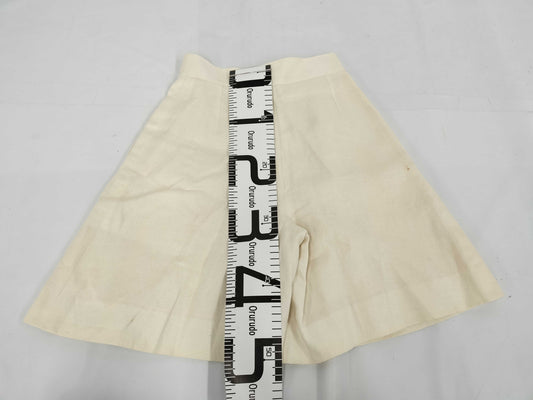 CHANEL CHANEL Flared Skirt White Skirt