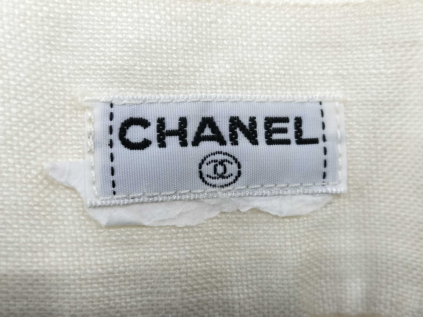 CHANEL CHANEL Flared Skirt White Skirt