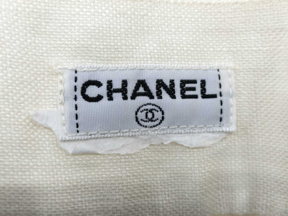 CHANEL CHANEL Flared Skirt White Skirt