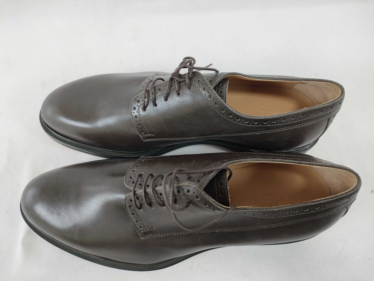 HERMES Hermes Leather Shoes Khaki Business Shoes