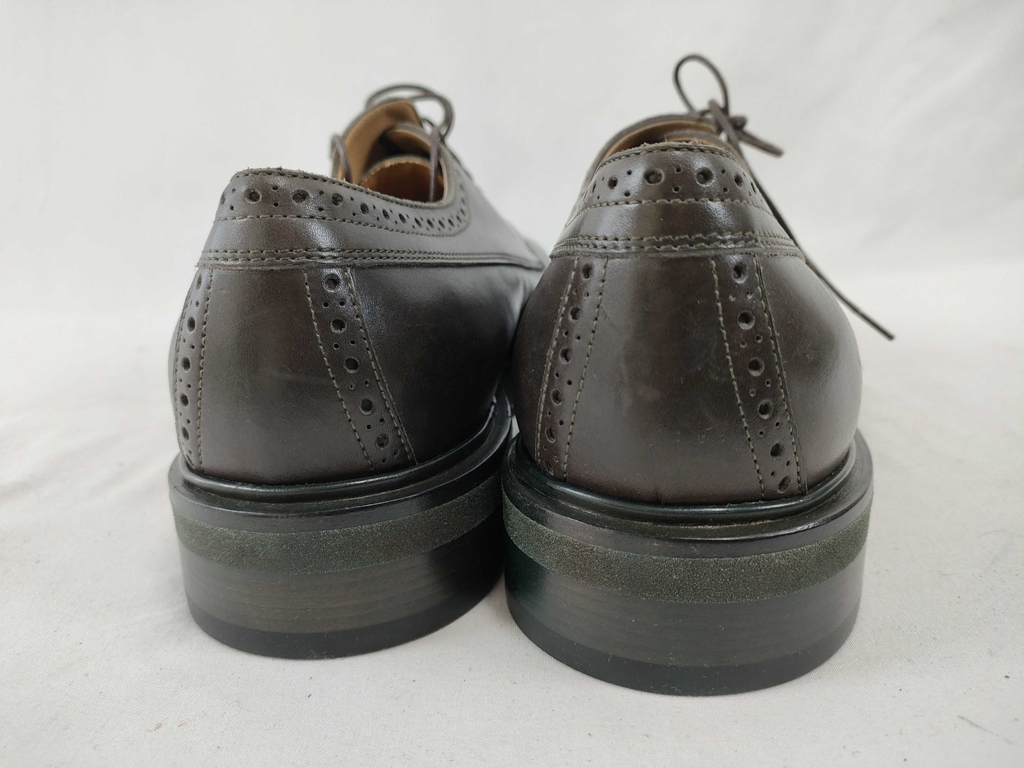 HERMES Hermes Leather Shoes Khaki Business Shoes