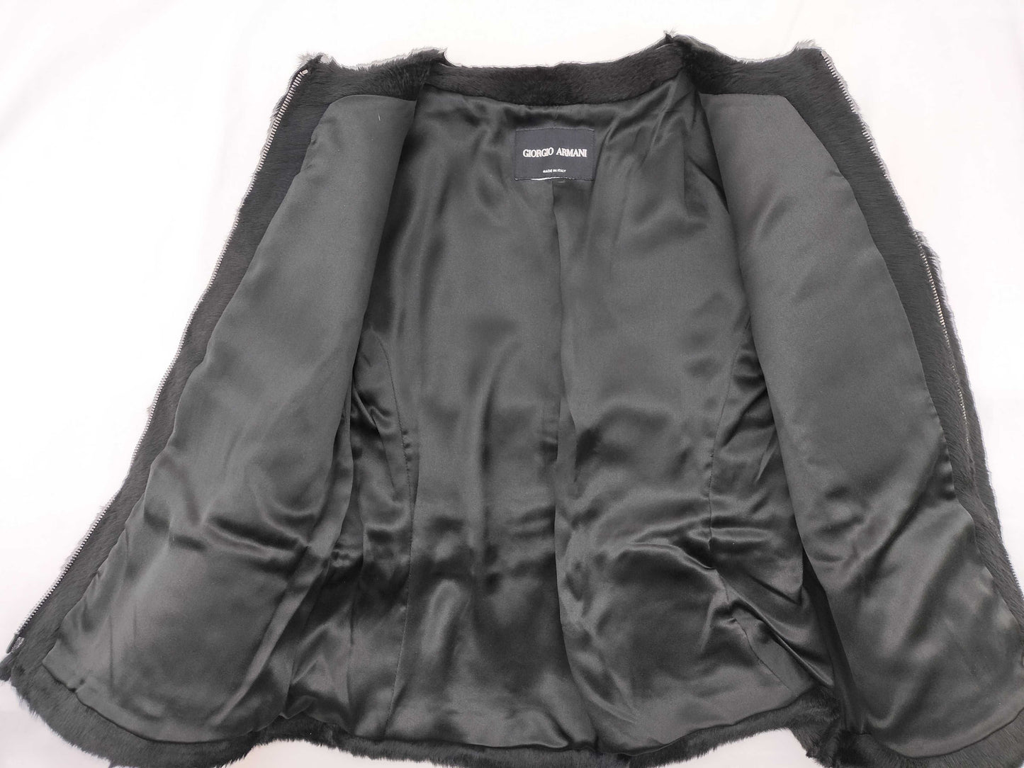 ARMANI ARMANI Fur Jacket Black Jacket