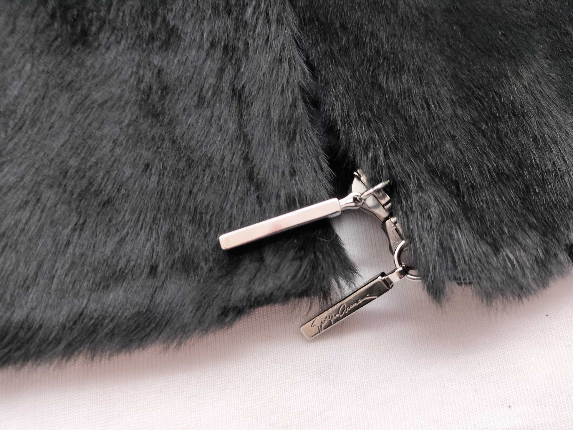 ARMANI ARMANI Fur Jacket Black Jacket