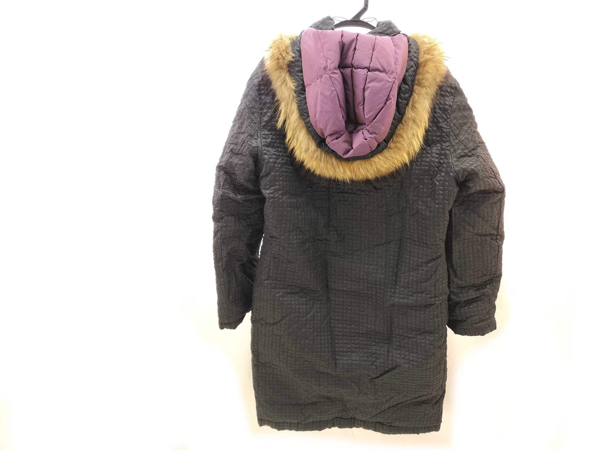 VERSACE VERSACE Long Down Jacket Black Coat