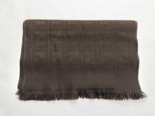 FENDI FENDI Muffler Brown Muffler