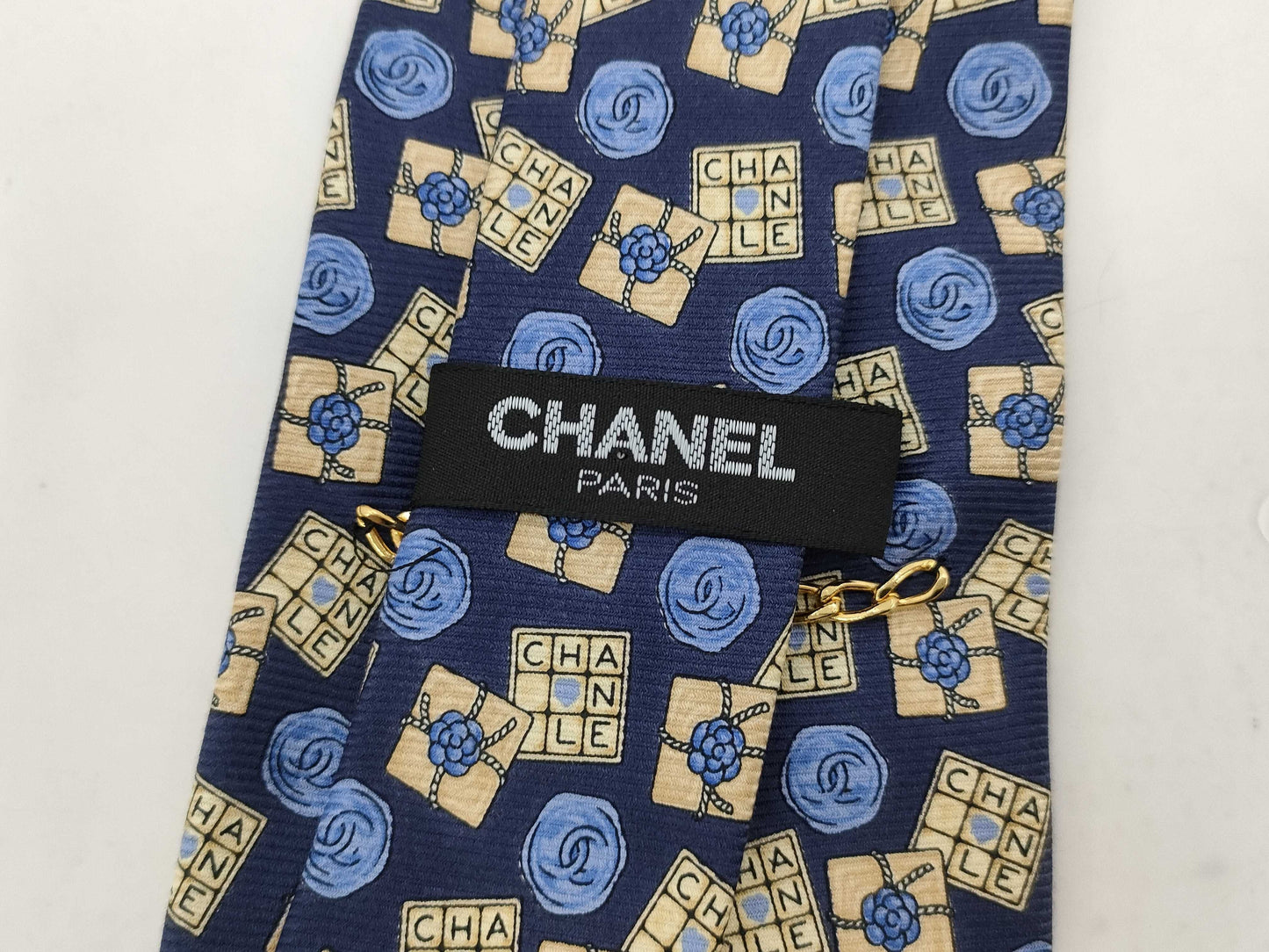 CHANEL CHANEL Tie Navy Other Accessories