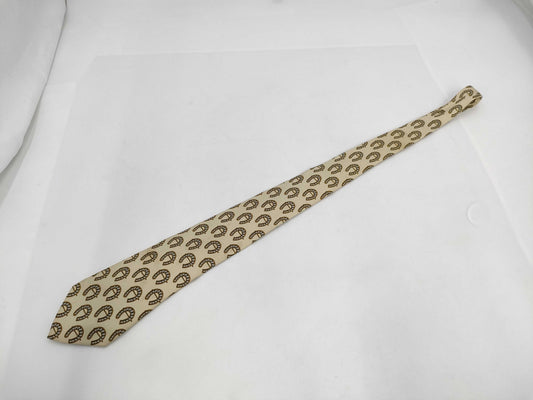 CHANEL CHANEL Tie Yellow Beige Other Accessories