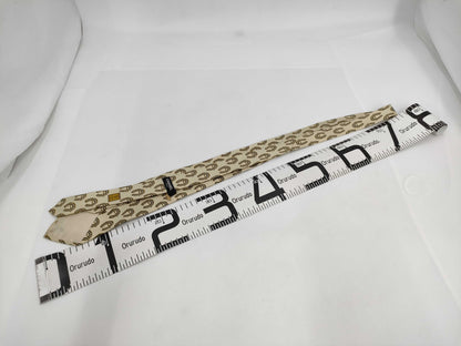 CHANEL CHANEL Tie Yellow Beige Other Accessories
