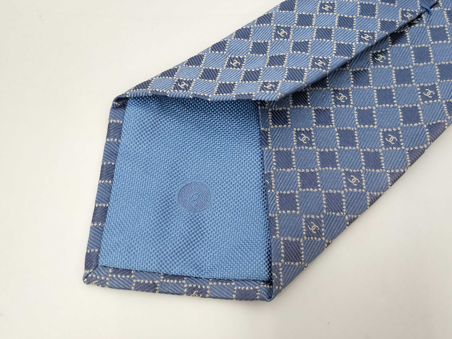 CHANEL CHANEL Tie Blue Other Accessories