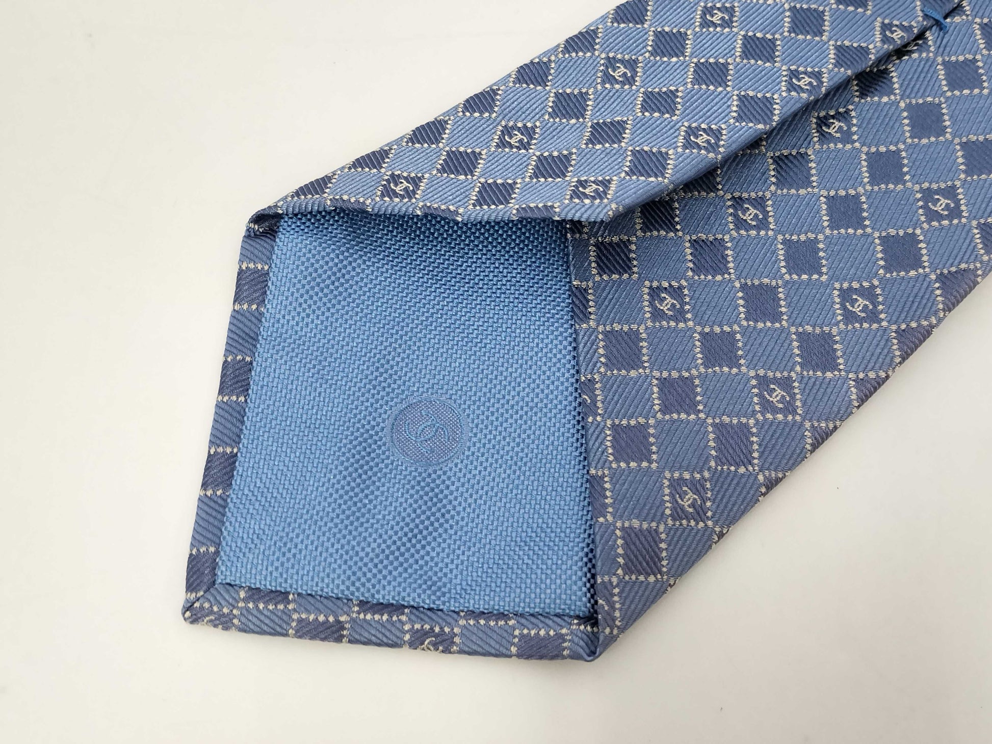 CHANEL CHANEL Tie Blue Other Accessories