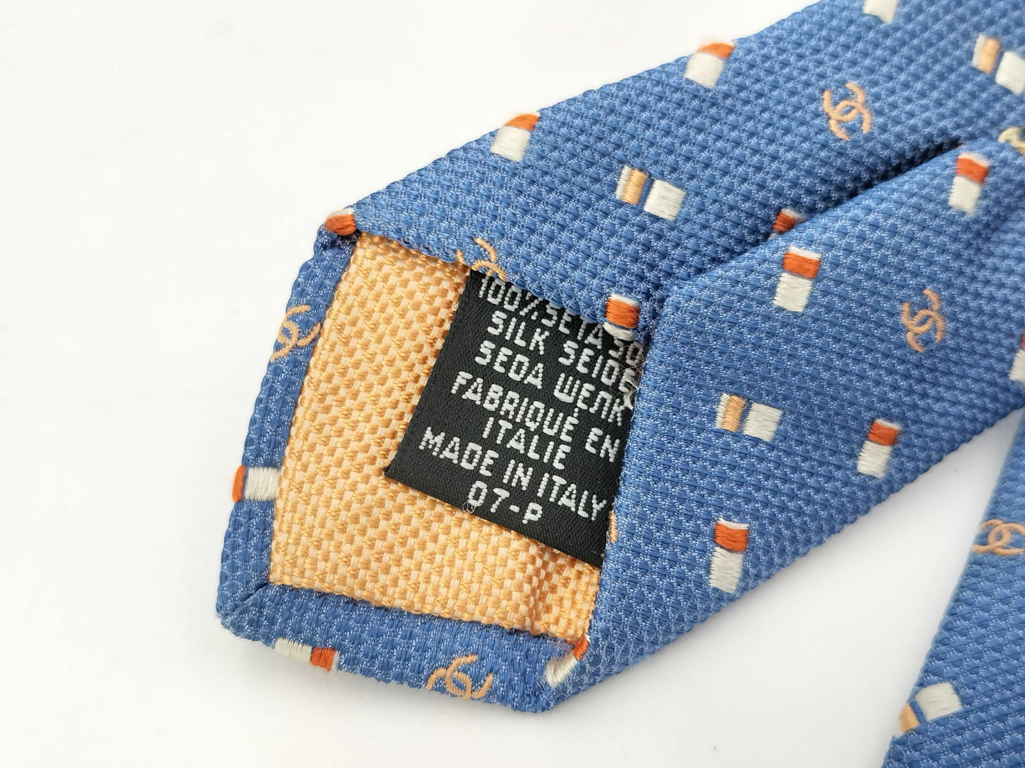 CHANEL CHANEL Tie Blue Other Accessories