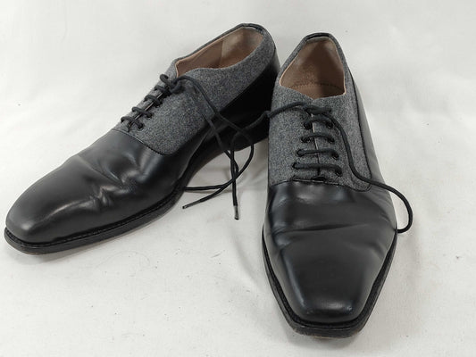 MANOLO BLAHNIK Leather Shoes Black Business Shoes