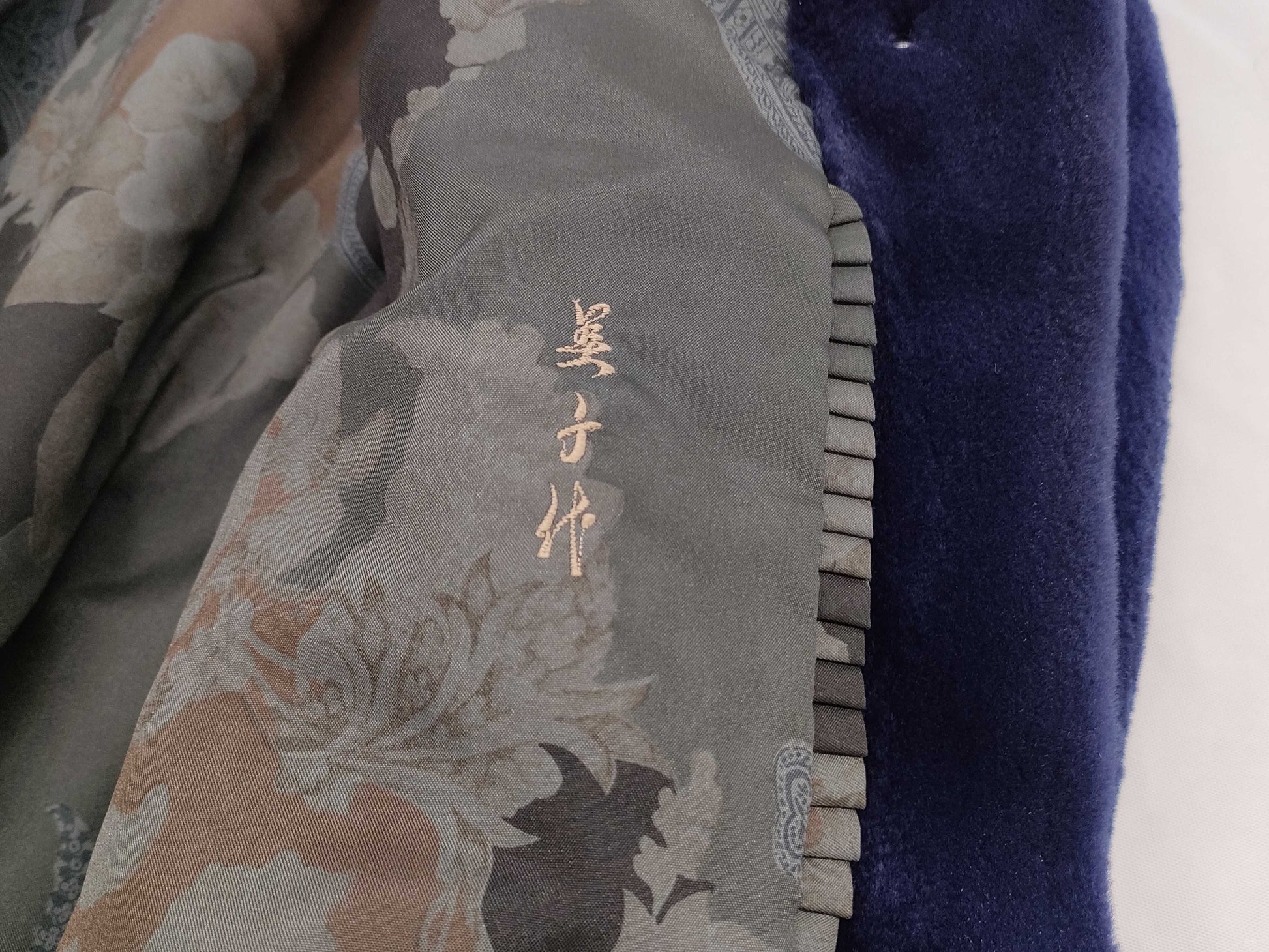 EMBA Shared Mink Coat Navy Coat