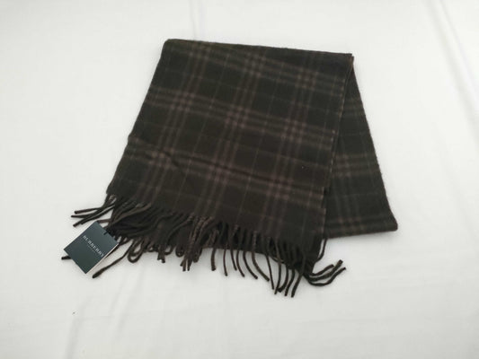 BURBERRY New BURBERRY 100% Cashmere Muffler Dark Brown Other Accessories
