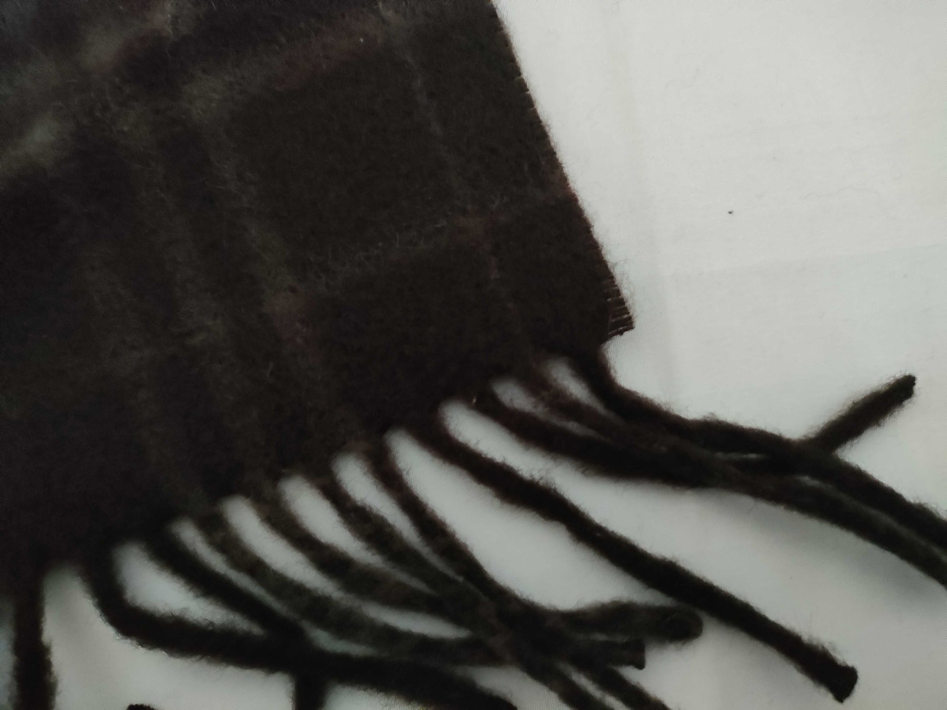 BURBERRY New BURBERRY 100% Cashmere Muffler Dark Brown Other Accessories