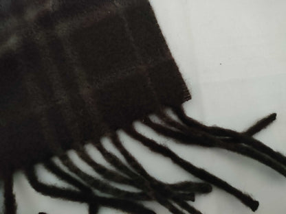 BURBERRY New BURBERRY 100% Cashmere Muffler Dark Brown Other Accessories