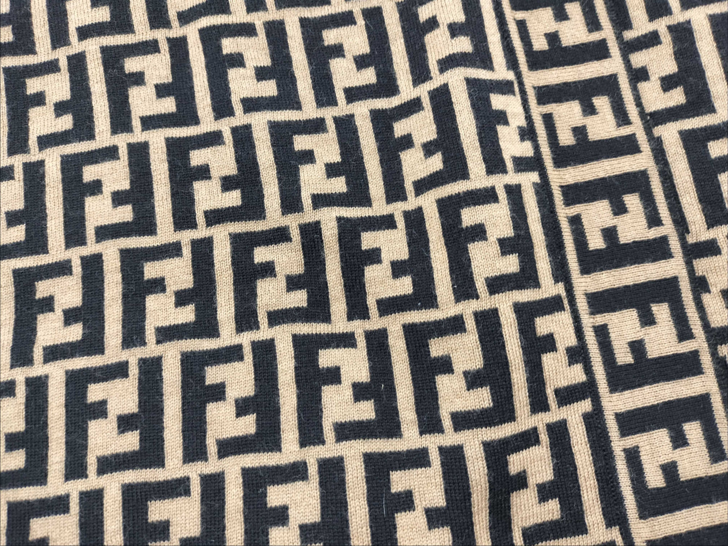 FENDI Zucca Pattern FENDI Knit Skirt Beige Skirt