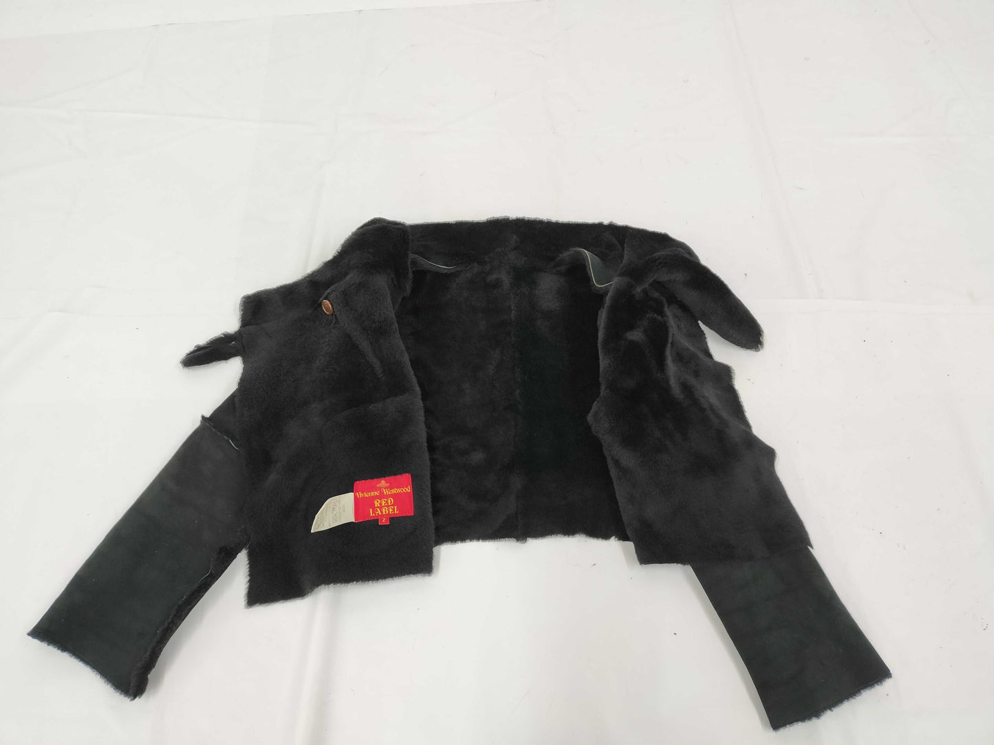 Vivienne Westwood Vivienne Fur Coat Black Jacket