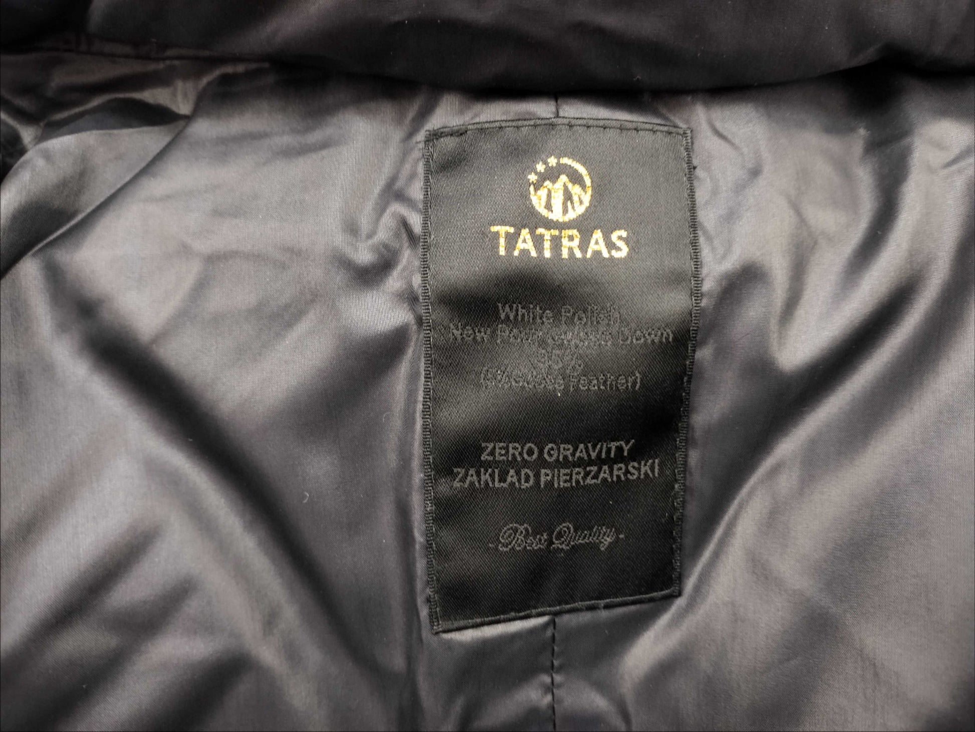 Tatras Long Down Jacket Black Coat