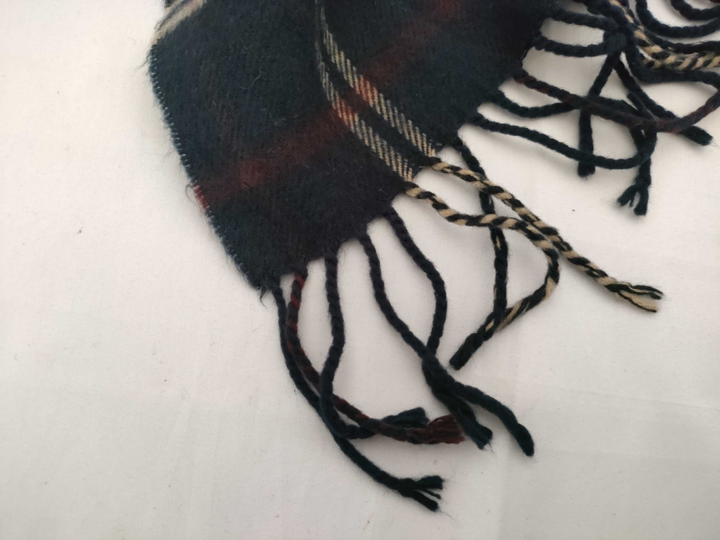 BURBERRY BURBERRY Nova Check 100% Cashmere Muffler Navy Other Accessories