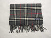 BURBERRY BURBERRY Novacheck 100% Cashmere Muffler Grey Muffler