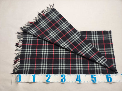 BURBERRY BURBERRY Novacheck 100% Cashmere Muffler Navy Muffler