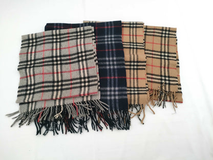 BURBERRY BURBERRY Nova Check 100% Cashmere Muffler Set of 4 Other Accessories