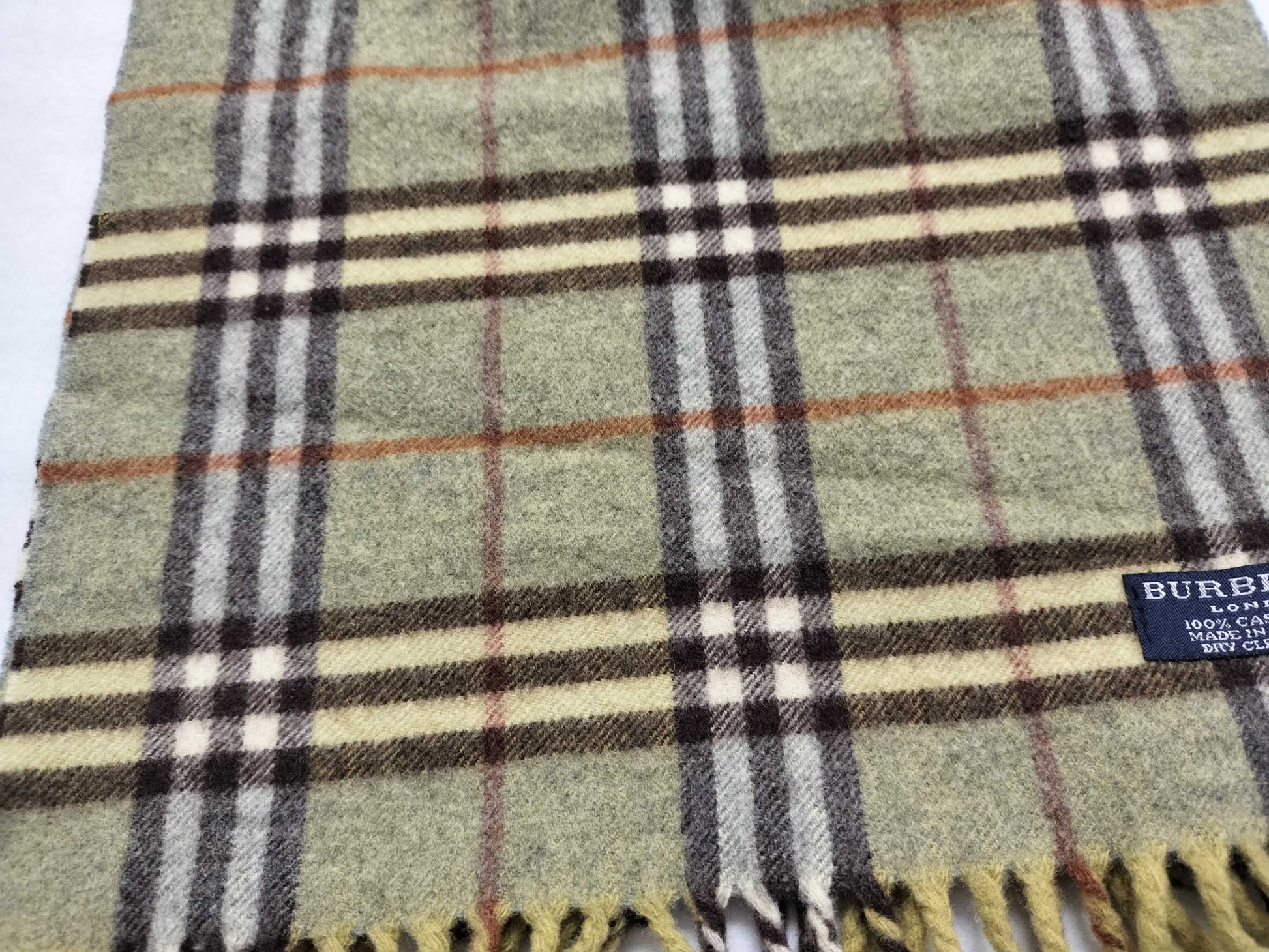 BURBERRY BURBERRY Novacheck 100% Cashmere Muffler Set of 4 Mufflers