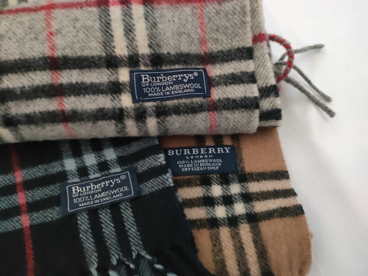 BURBERRY BURBERRY Nova Check Wool Muffler Set of 3 Other Accessories