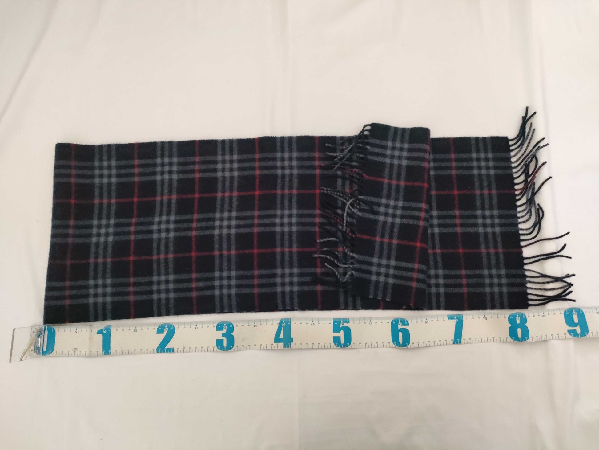 BURBERRY BURBERRY Novacheck 100% Cashmere Navy Other Accessories