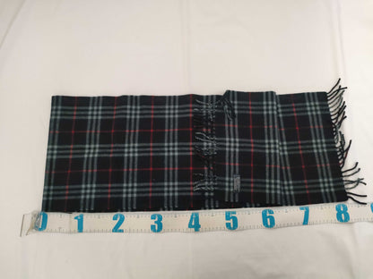 BURBERRY BURBERRY Novacheck 100% Cashmere Navy Other Accessories