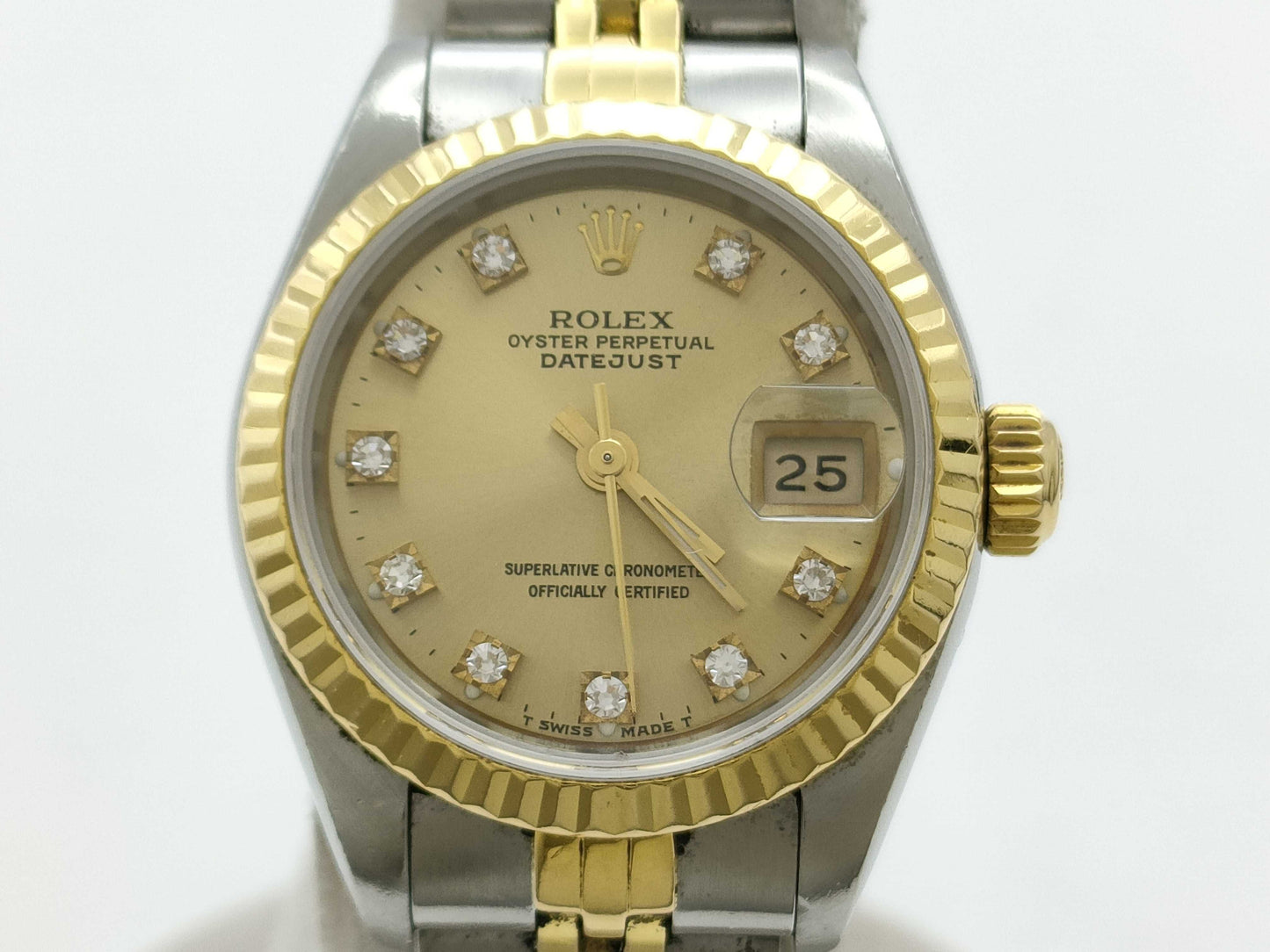 ROLEX 69173G N329686 Champagne Dial Jubilee Women's Watch