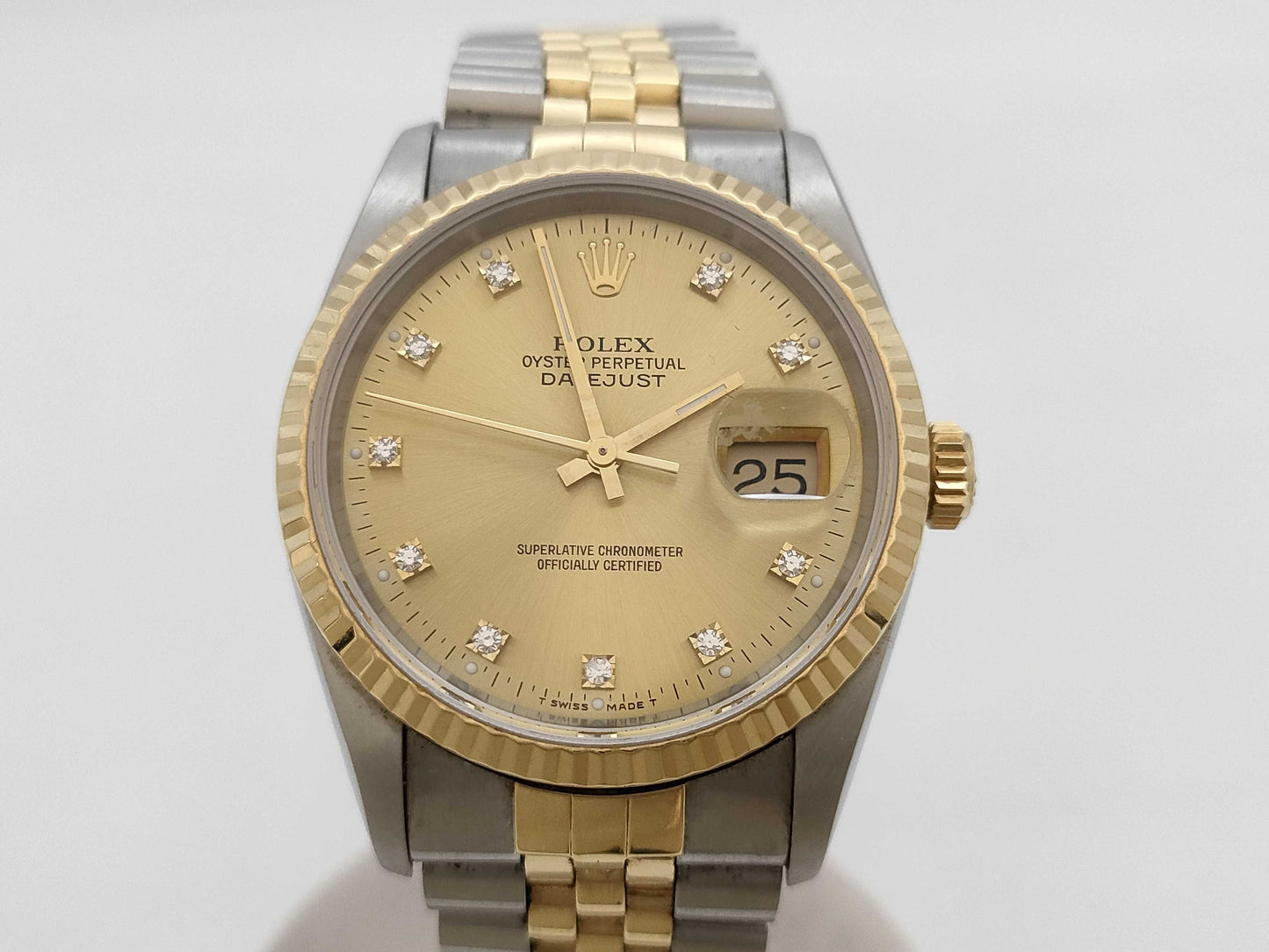 ROLEX 16233 X370370 Champagne Dial Jubilee Boys Watch