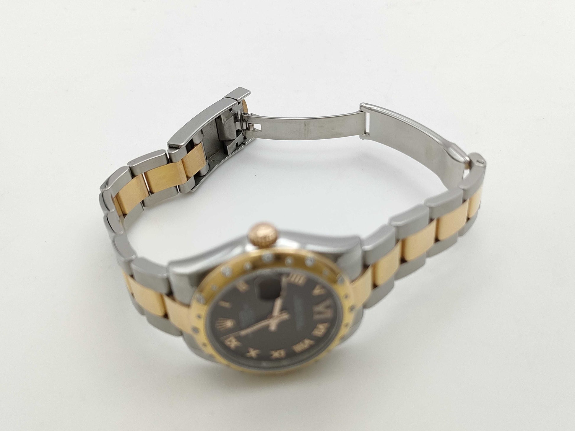 ROLEX 178341 5ZH50456 Chocolate Dial Oyster Women's Watch