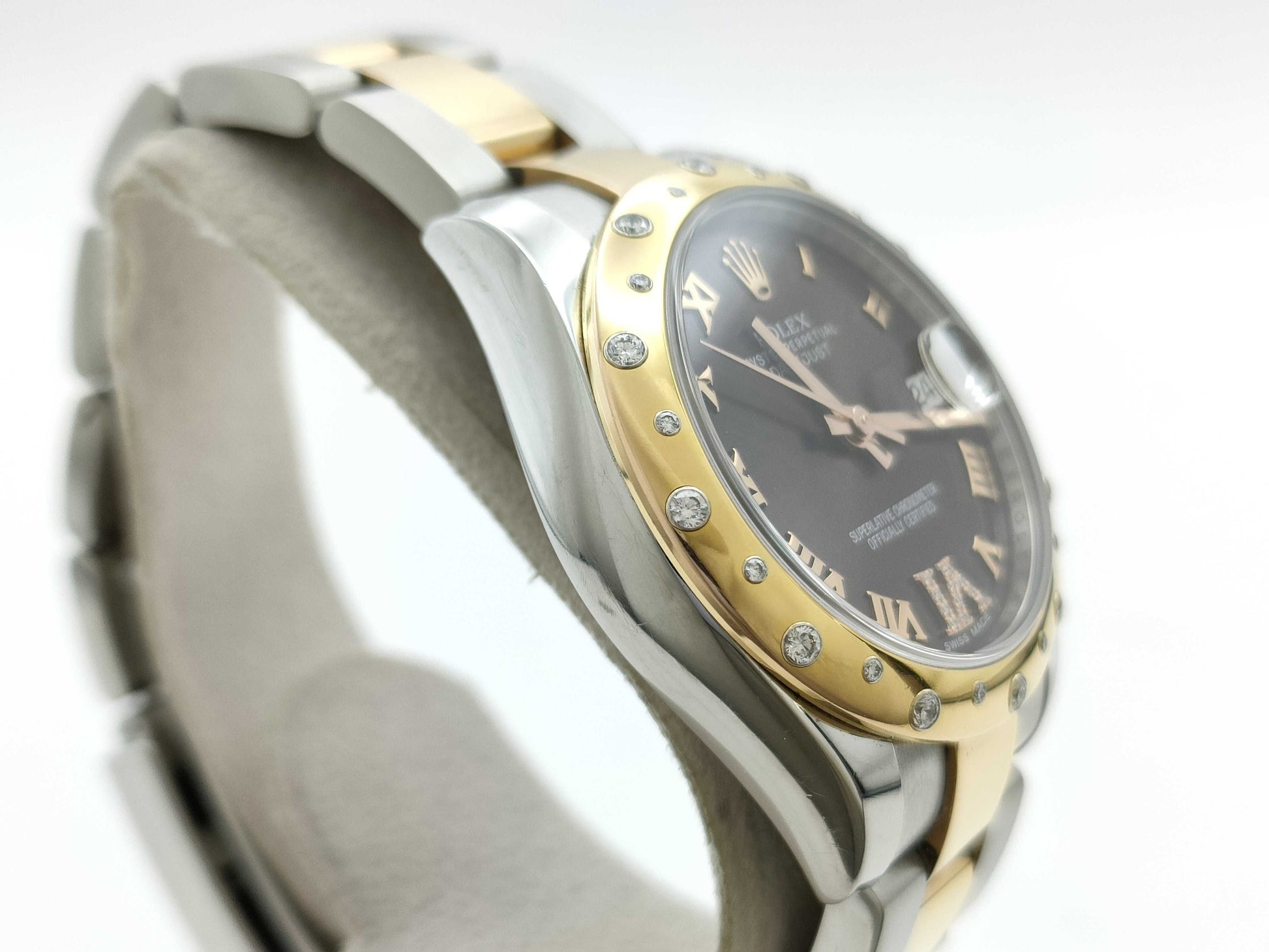 ROLEX 178341 5ZH50456 Chocolate Dial Oyster Women's Watch