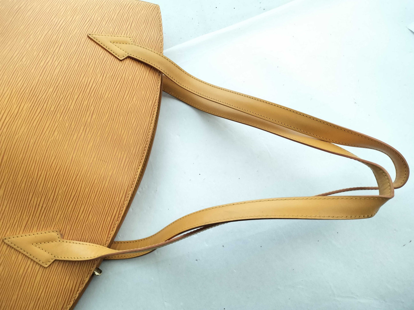 LOUIS VUITTON Epi LV Tote Bag Sunjack M52279 Epi Yellow Shoulder Bag