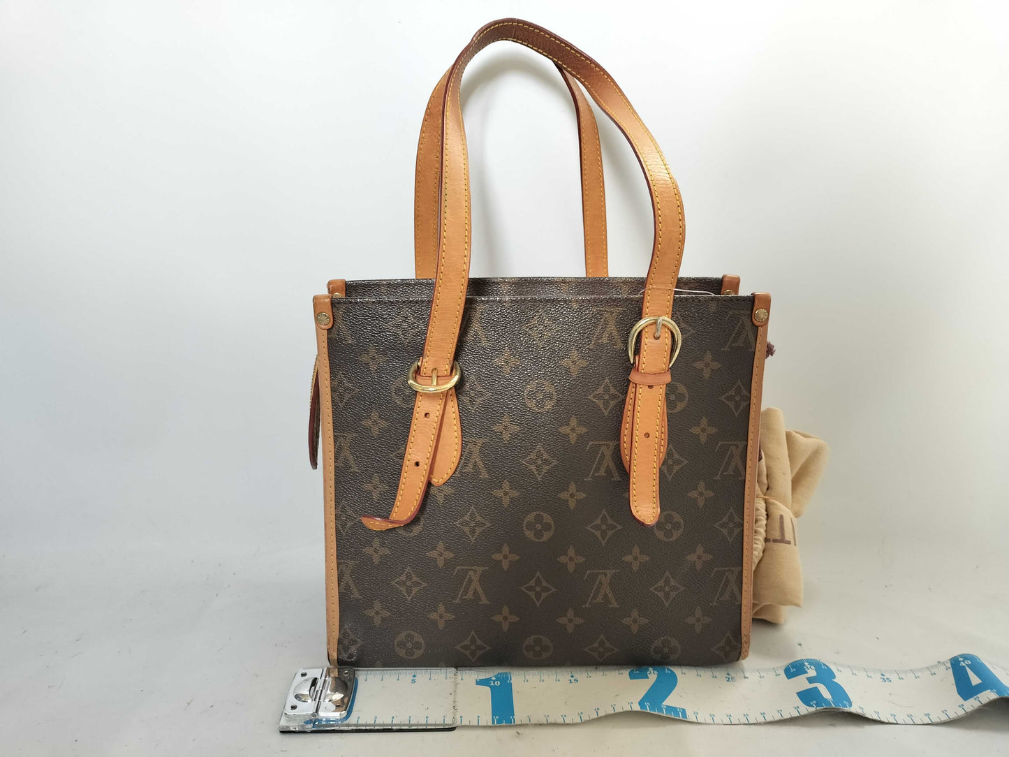 LOUIS VUITTON Monogram LV Shoulder Bag Popancourt O Monogram Tote Bag