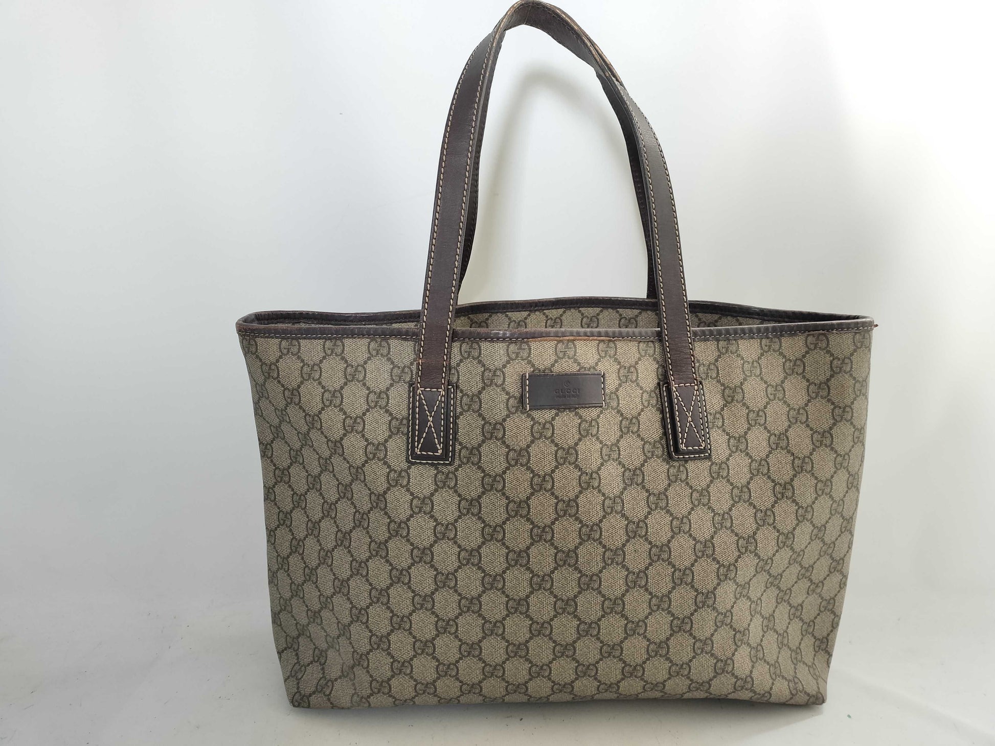 GUCCI GG Supreme GUCCI Tote Bag GG Supreme 211137/002123 PVC Tote Bag
