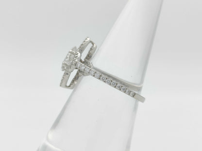 LOUIS VUITTON Aldant Flower #51 Diamond Pt950 5.3g Ring 